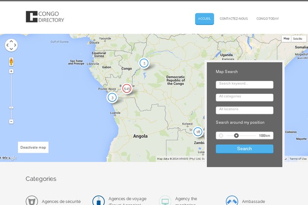 Business Finder theme site design template sample