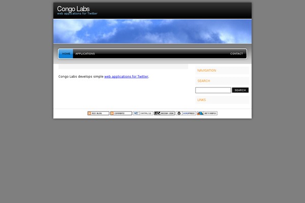 Freshy theme site design template sample
