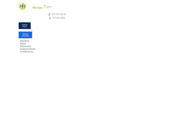 Site using Simple-floating-menu plugin