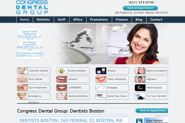 congressdentalgroup.com site used Congressdentalgroup