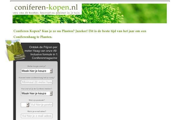 coniferen-kopen.nl site used Lovecraft