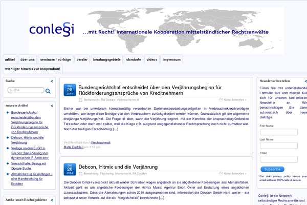 Suffusion theme site design template sample