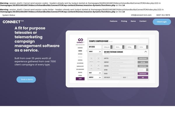 Massive-dynamic theme site design template sample