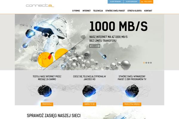 connecta.pl site used Connecta