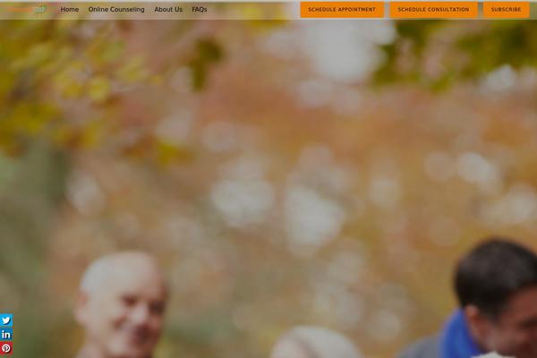 Tesseract theme site design template sample