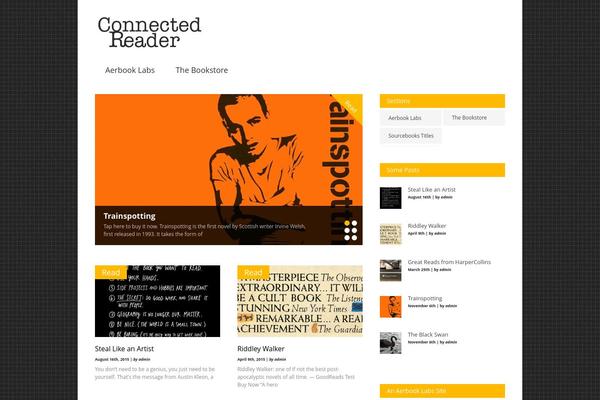 Gonzo theme site design template sample