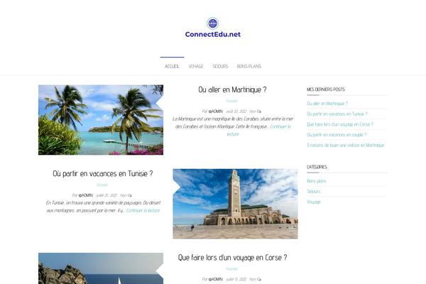 Balanced Blog theme site design template sample
