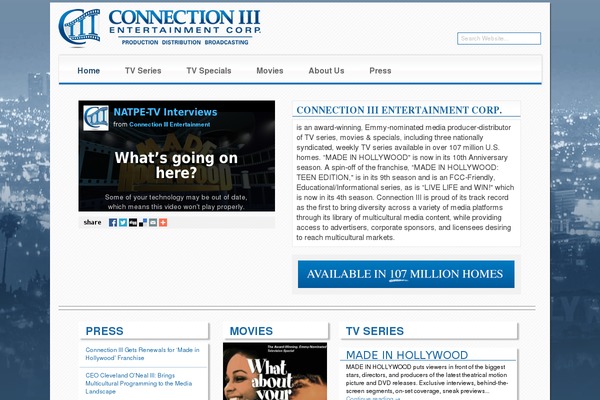 C3 theme site design template sample