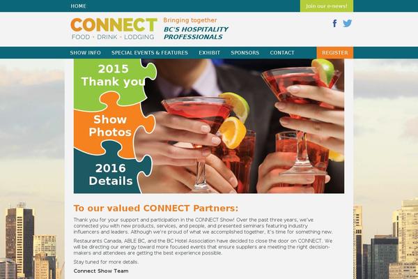 Connect theme site design template sample
