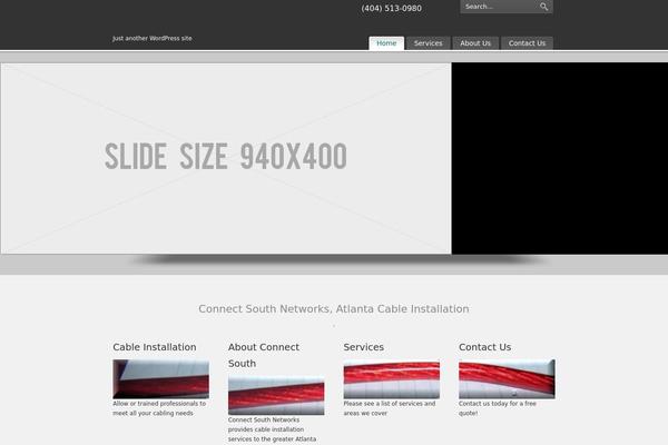 PureVISION theme site design template sample