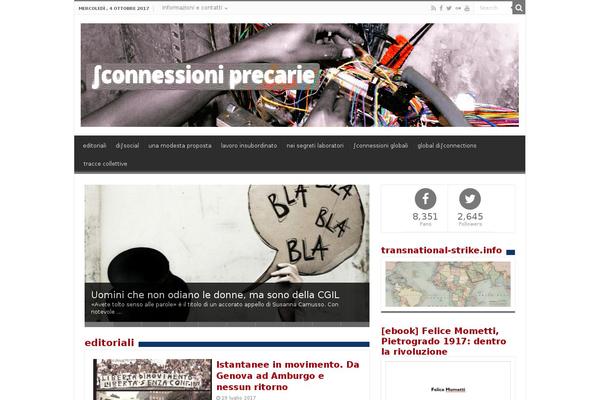 Sahifa theme site design template sample