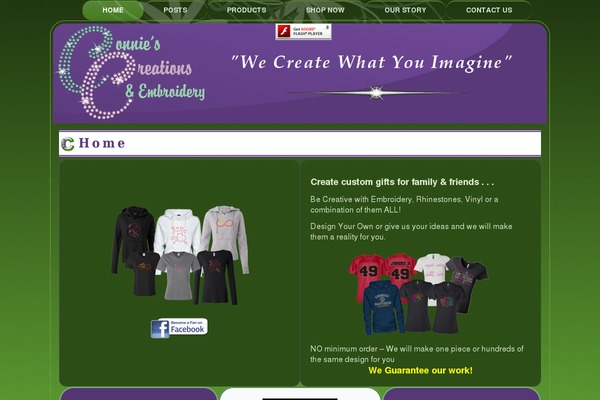 conniescreation.com site used Conniescreationwithheaderlogo