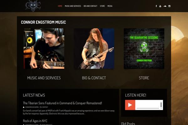 Vocal theme site design template sample