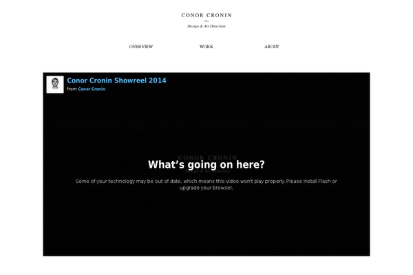 conorcronin.com site used Conor