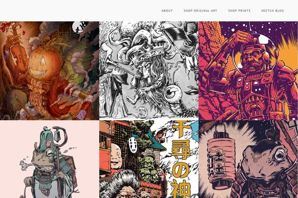 Semplice theme site design template sample
