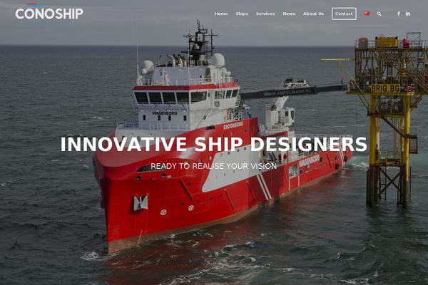 Enfold theme site design template sample