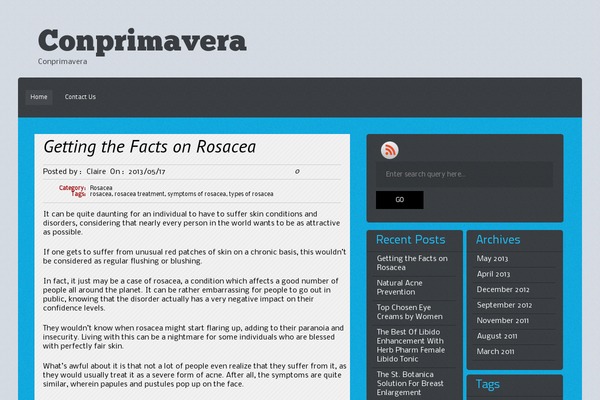 Teal theme site design template sample