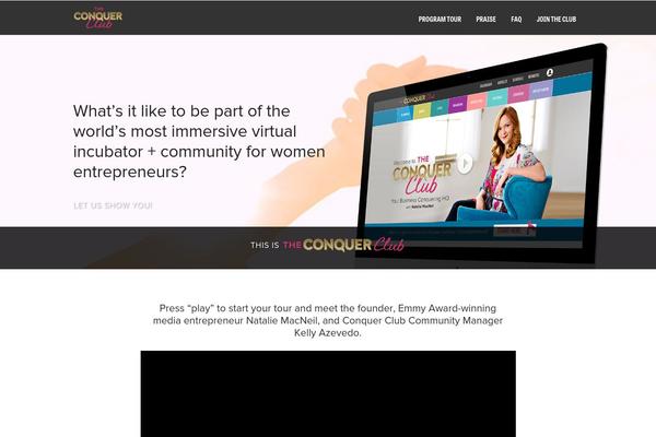 Conquer WordPress theme, websites list used Conquer theme Conquer theme websites examples