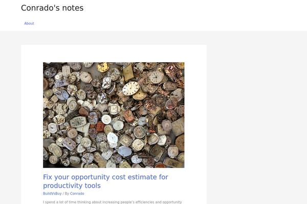 Site using Post-and-page-builder plugin