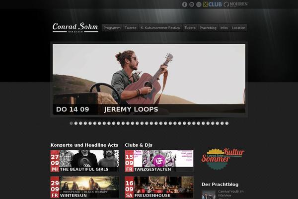 Options theme site design template sample