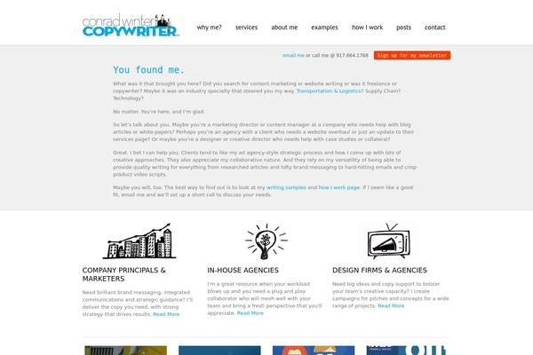 Simplicity theme site design template sample