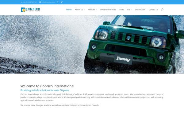 Divi theme site design template sample