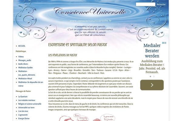 conscienceuniverselle.fr site used Inkblot