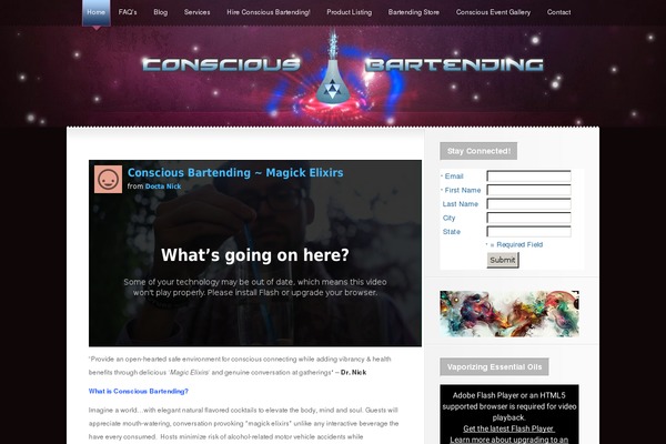 Glow theme site design template sample