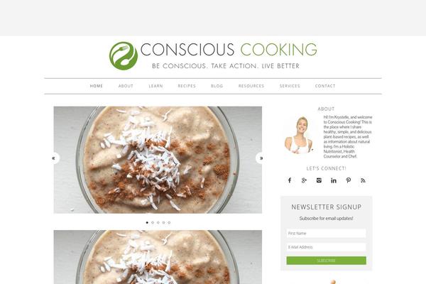 Foodie theme site design template sample