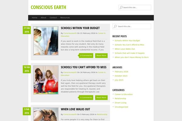 GreenChili theme site design template sample