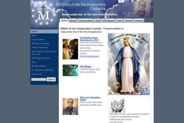 Site using Columns plugin