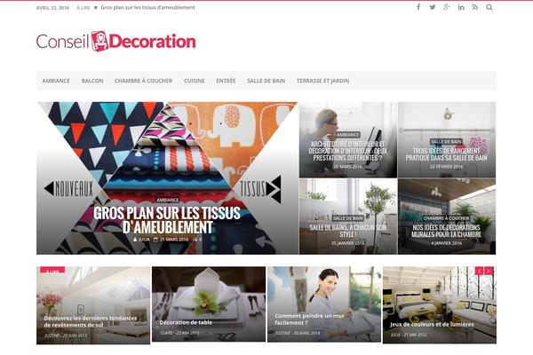 Magic Mag theme site design template sample