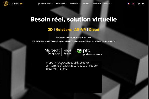 Site using Vcparticlesbackground plugin