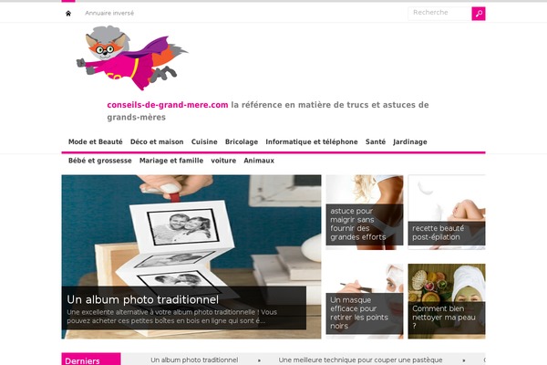 Spirit theme site design template sample