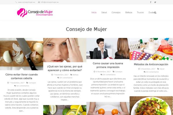 consejomujer.es site used Colibri WP