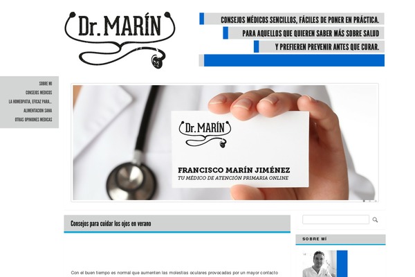 The Blog theme site design template sample