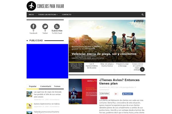 Magzimize theme site design template sample