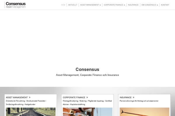 consensus theme websites examples