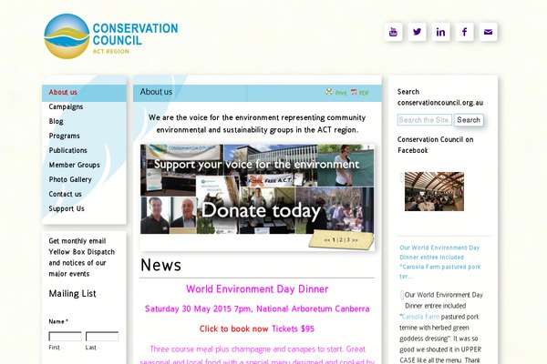 Site using CiviEvent Widget plugin