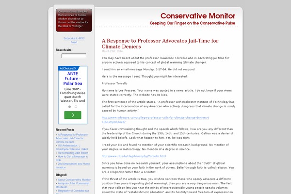 conservativemonitor.com site used ImStillRunningDave