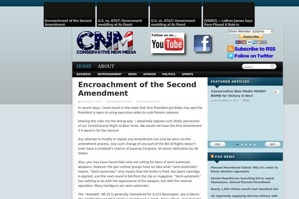 conservativenewmedia.com site used MAGNET