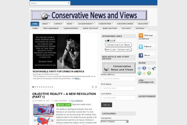 Zox-news-child theme site design template sample