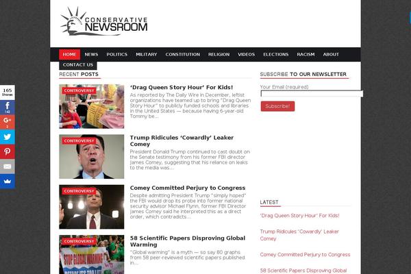 Today theme site design template sample