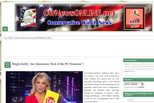 conservativewatchnews.com site used Suffusion.3.1.8