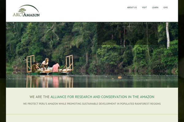 conservetheamazon.org site used Solitudo