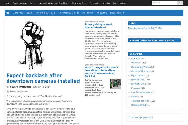 Site using Argo-links-master plugin