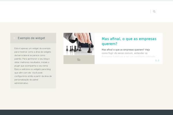 Épico theme site design template sample