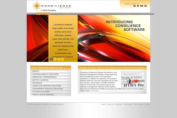 consiliencesoftware.com site used Consilience