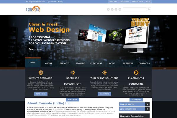 consoleindiainc.com site used Console