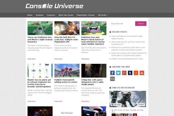 Portal theme site design template sample